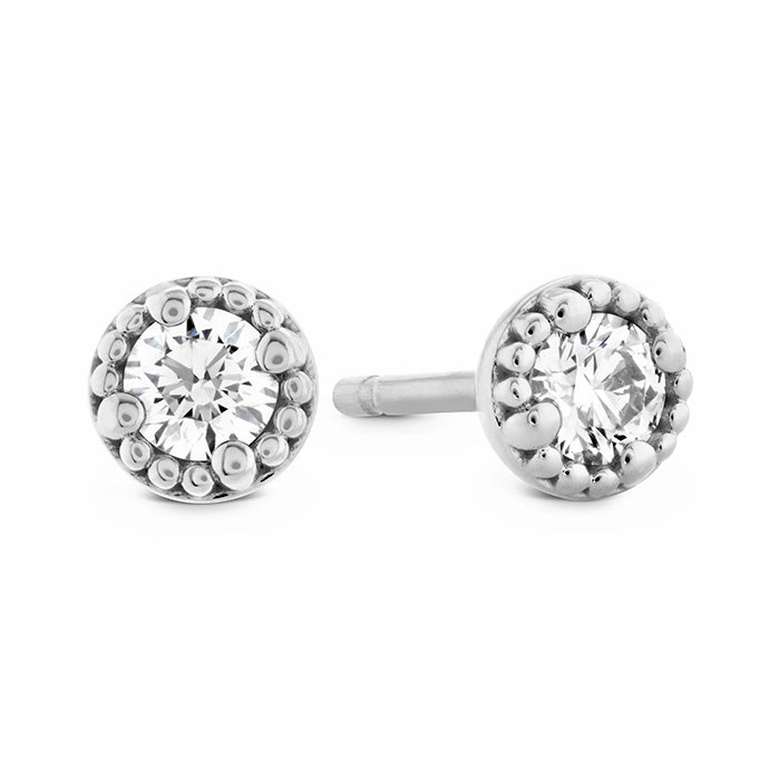 Hearts On Fire Liliana Milgrain Single Diamond Earrings