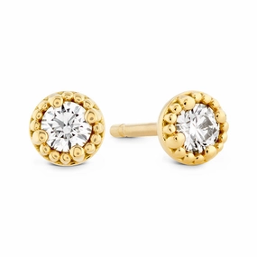 Hearts On Fire Liliana Milgrain Single Diamond Earrings