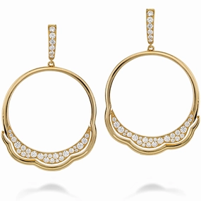 Hearts On Fire Lorelei Circle Diamond Earrings