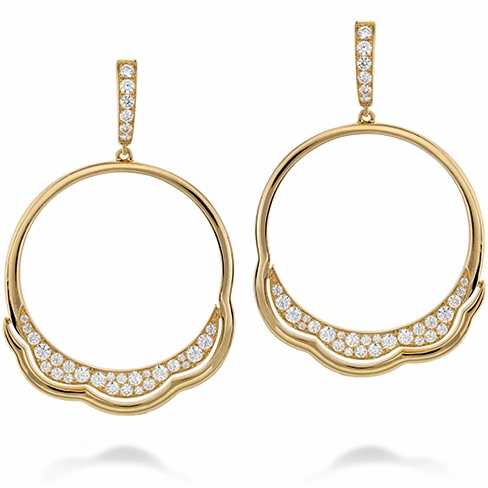 Hearts On Fire Lorelei Circle Diamond Earrings