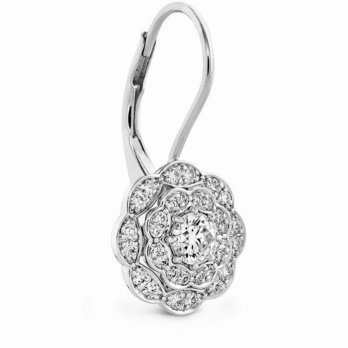 Hearts On Fire Lorelei Double Halo Drop Diamond Earrings