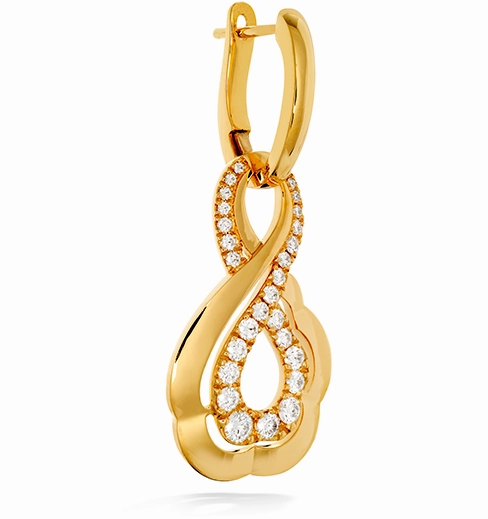 Hearts On Fire Lorelei Gold Infinity Diamond Earrings