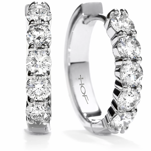 Hearts On Fire Mini Hoop Diamond Earrings