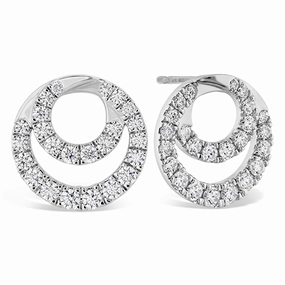 Hearts On Fire Optima Diamond Circle Earrings