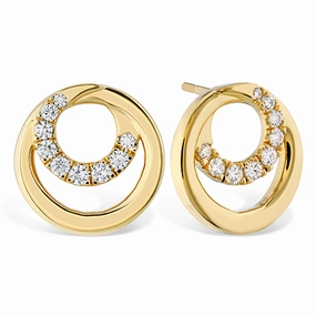 Hearts On Fire Optima Diamond Circle Earrings