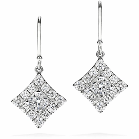 Hearts On Fire Sweet Dream Halo Diamond Earrings