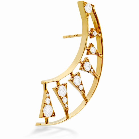 Hearts On Fire Triplicity Golden Earrings