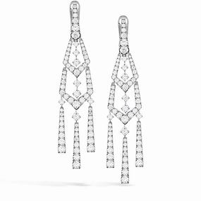 Hearts On Fire Triplicity Pointed Drop Earrings
