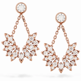 Hearts On Fire White Kites Bird Diamond Earrings