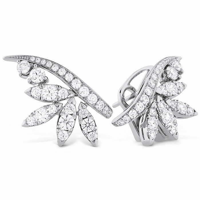 Hearts On Fire White Kites Crest Diamond Earrings