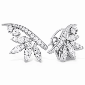 Hearts On Fire White Kites Crest Diamond Earrings