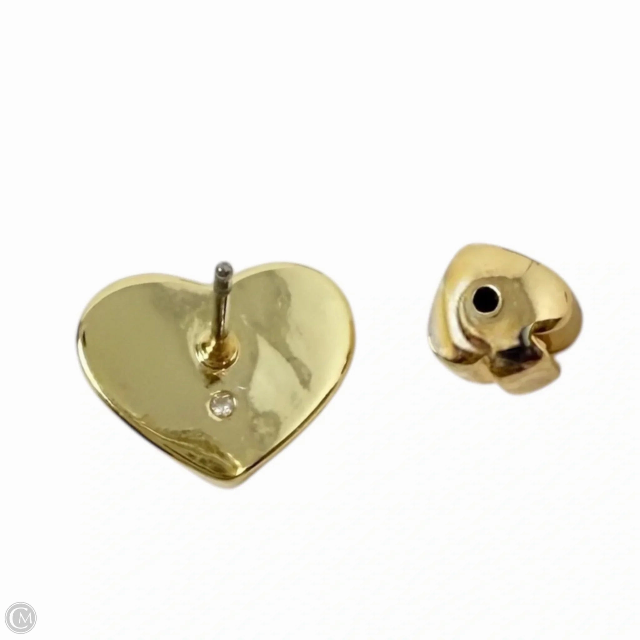 Heritage Spade Heart Statement Stud Earrings Designer By Kate Spade