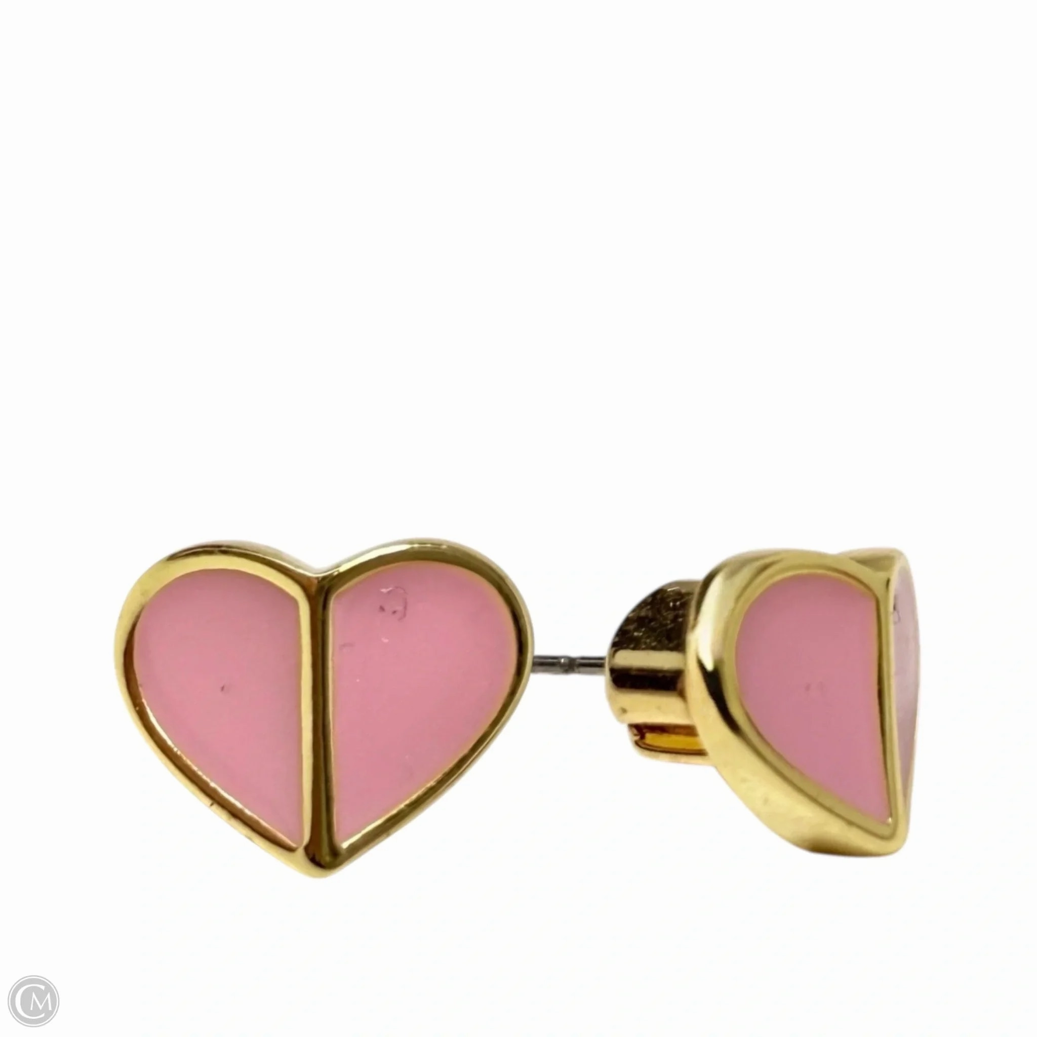 Heritage Spade Heart Statement Stud Earrings Designer By Kate Spade