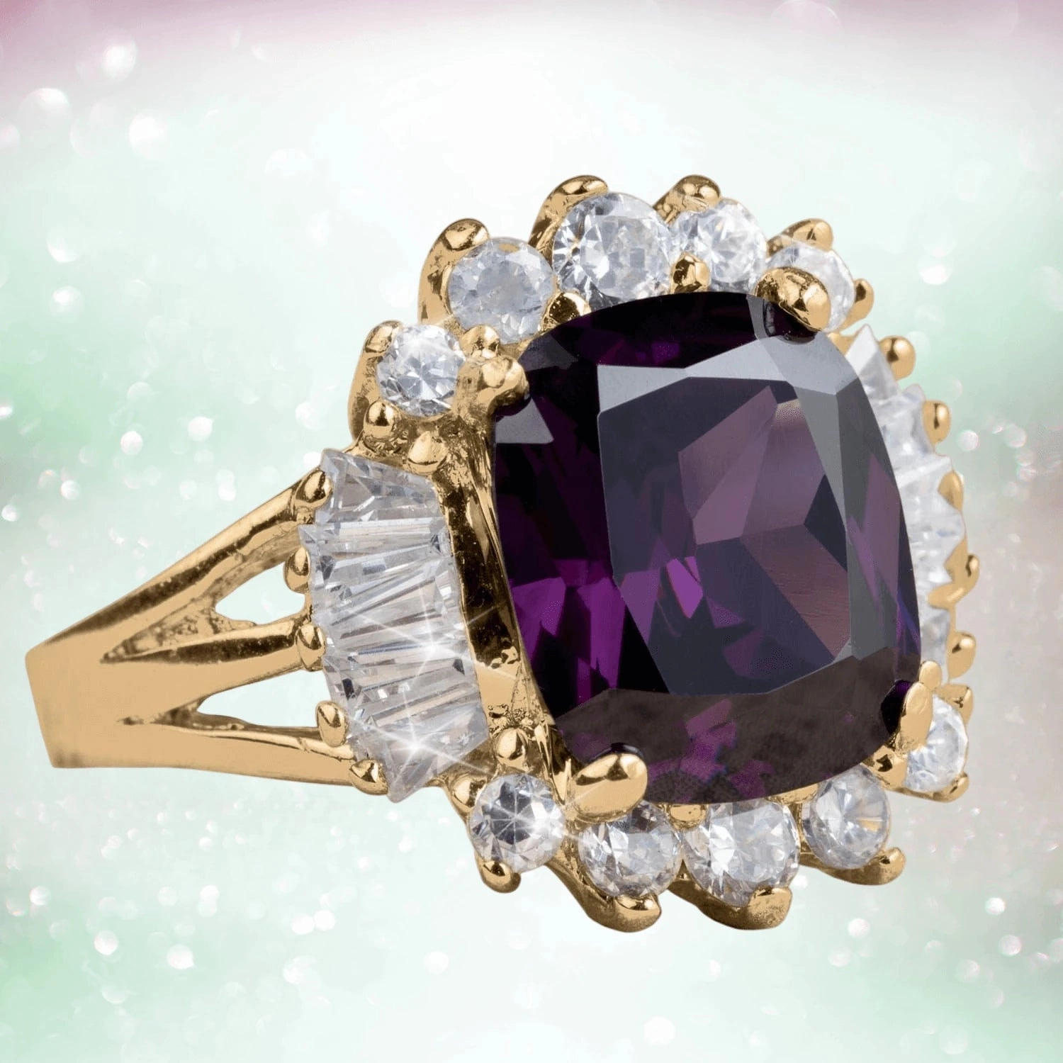 Hollywood Amethyst Ring