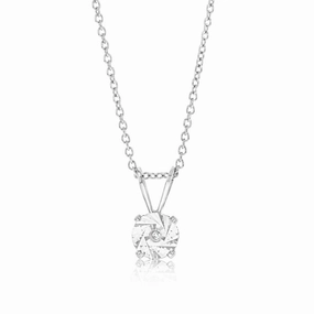 Hypo Allergenic Diamond Pendant in Sterling Silver