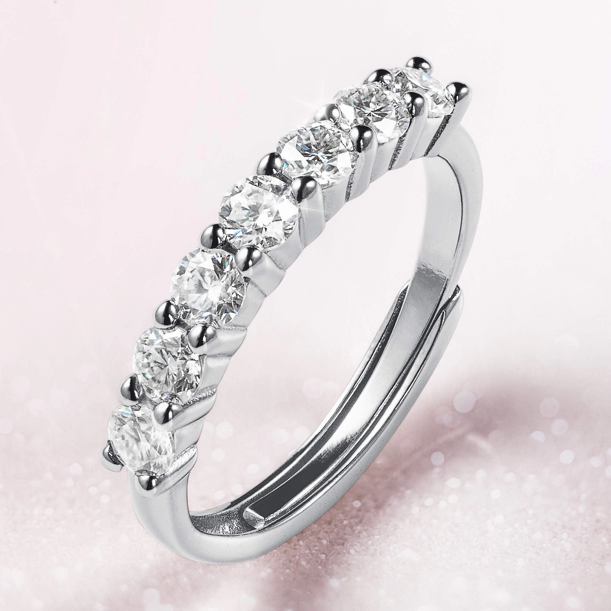 Infinite Shine Eternity Ladies Ring
