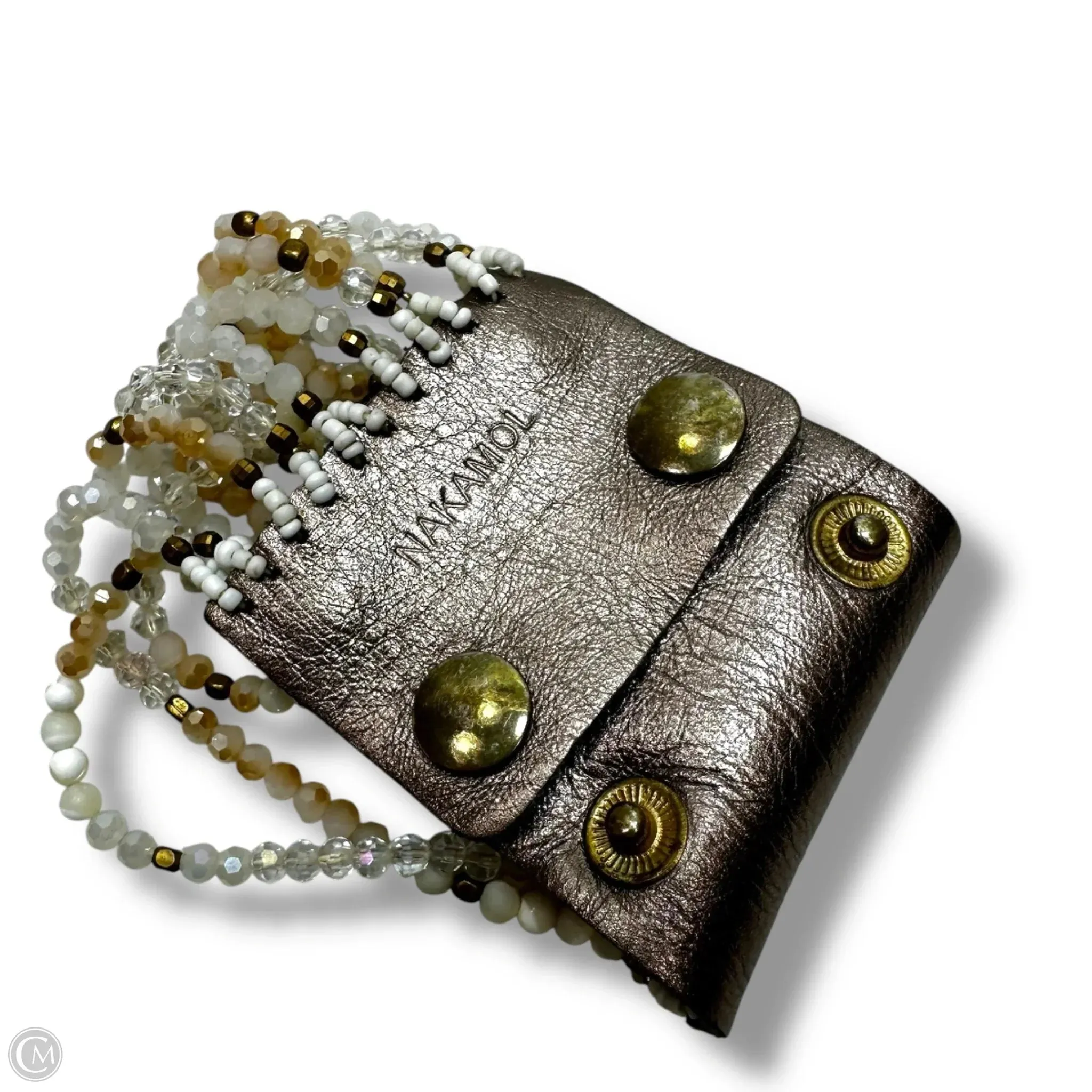 Leather beaded Bracelet Beaded By NAKAMOL