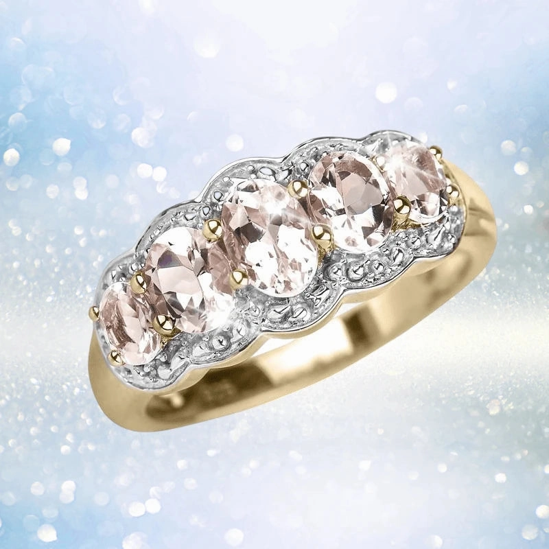 Liberty Morganite Ring