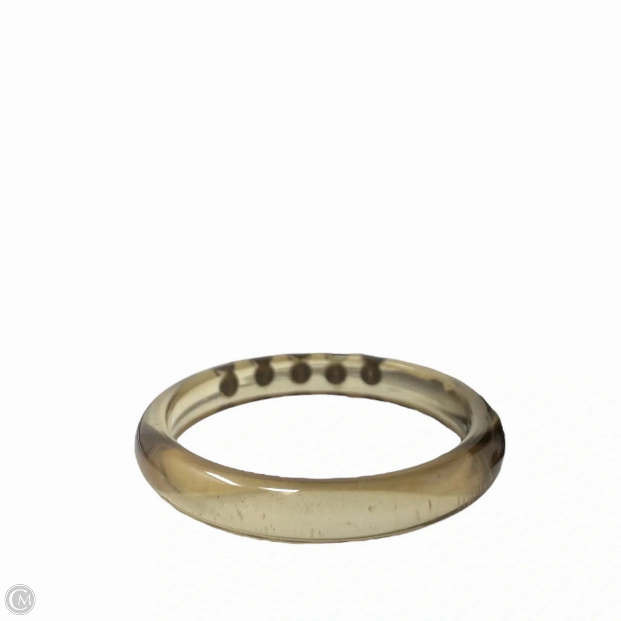 Lucite Ring With Rhinestones By Unbranded
