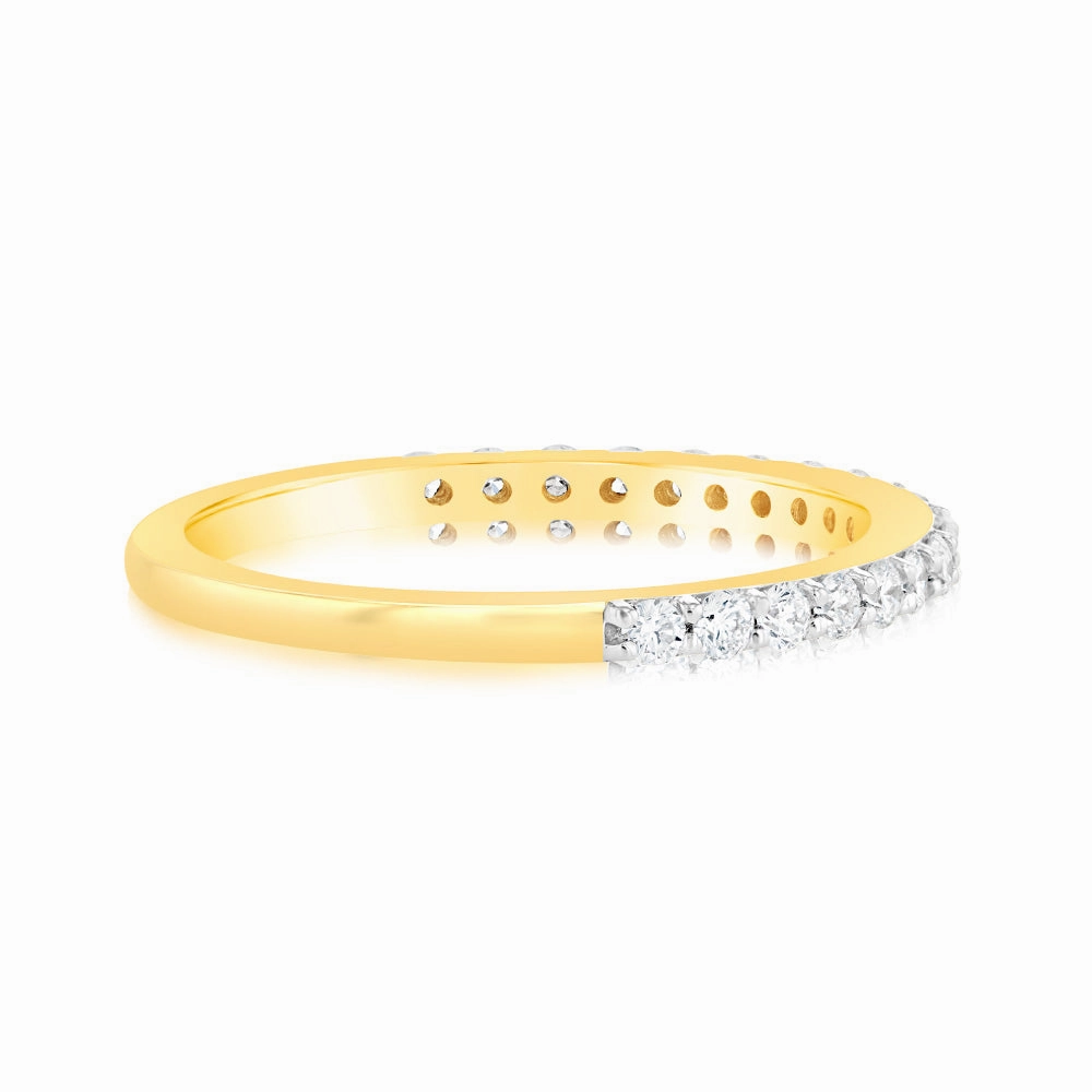 Luminesce Lab Grown 1/3 Carat Diamond Eternity Straight in 18ct Yellow Gold