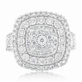 Luminesce Lab Grown 1 Carat Diamond Ring in 9ct Yellow Gold