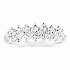 Luminesce Lab Grown 1 Carat Diamond Ring in Sterling Silver