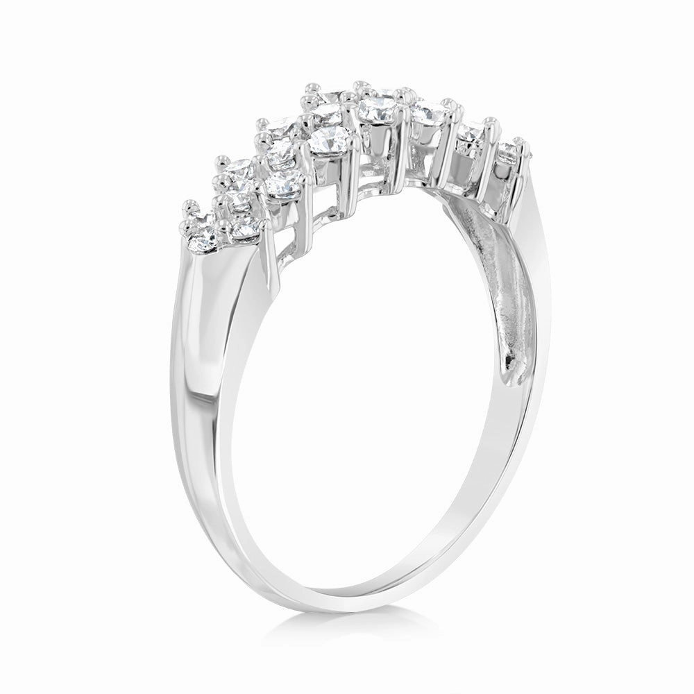 Luminesce Lab Grown 1 Carat Diamond Ring in Sterling Silver