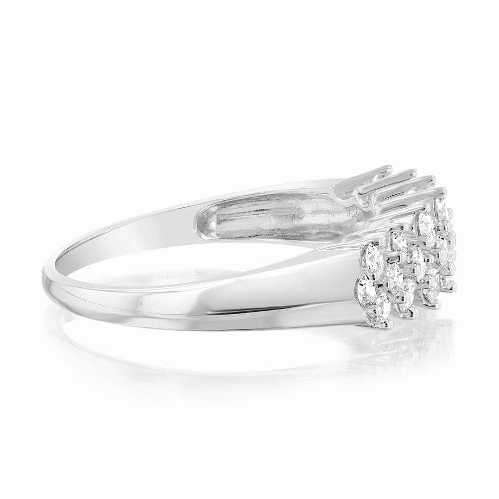 Luminesce Lab Grown 1 Carat Diamond Ring in Sterling Silver