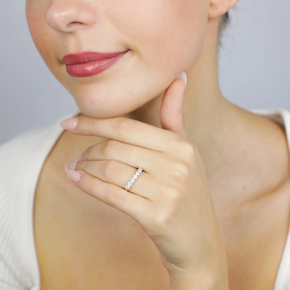 Luminesce Lab Grown Platinum 0.70 Carat Diamond Eternity Ring