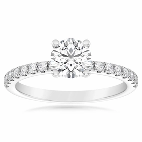 Luminesce Lab Grown Platinum 1 Carat Diamond Engagement Ring