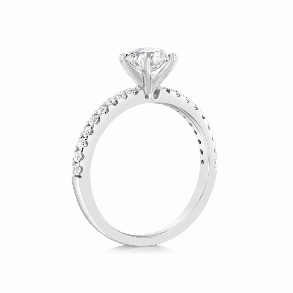 Luminesce Lab Grown Platinum 1 Carat Diamond Engagement Ring