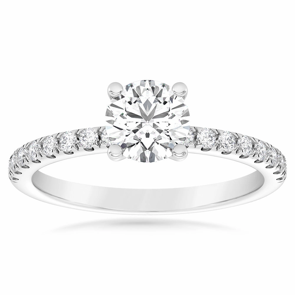 Luminesce Lab Grown Platinum 1 Carat Diamond Engagement Ring