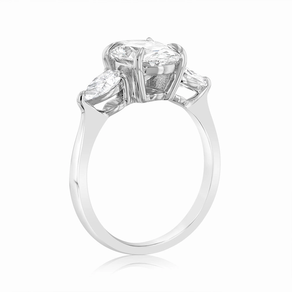 Luminesce Lab Grown Platinum 2.6 Carat Diamond Engagement Ring