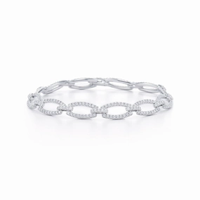 Madison Avenue Link Bracelet with Diamonds
