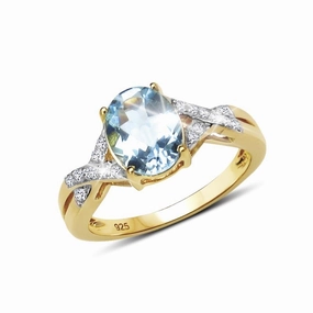 Majorelle Blue Topaz Ring