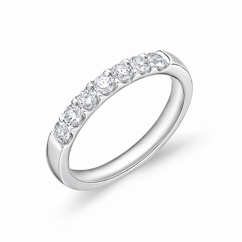 Memoire 18ct White Gold 1/2 Carat Diamond Odessa Eternity Ring