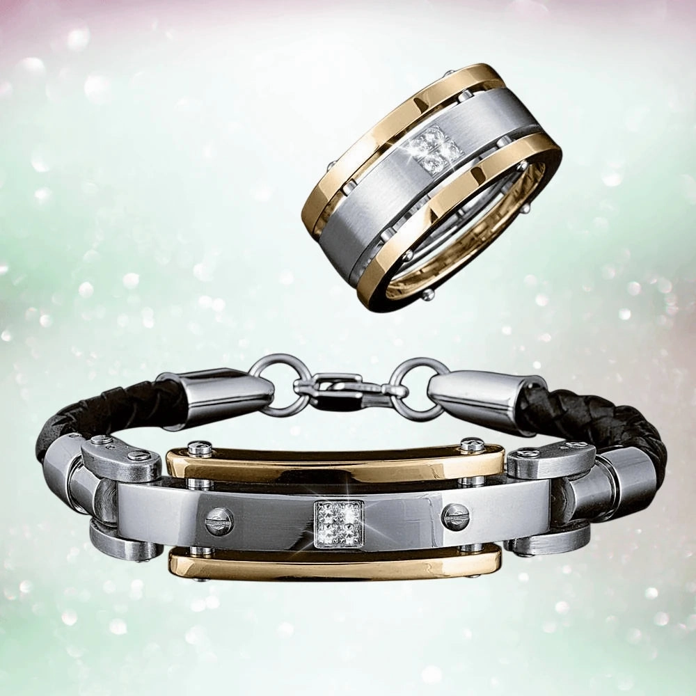 Men's Quattro Ring and Bracelet Collection
