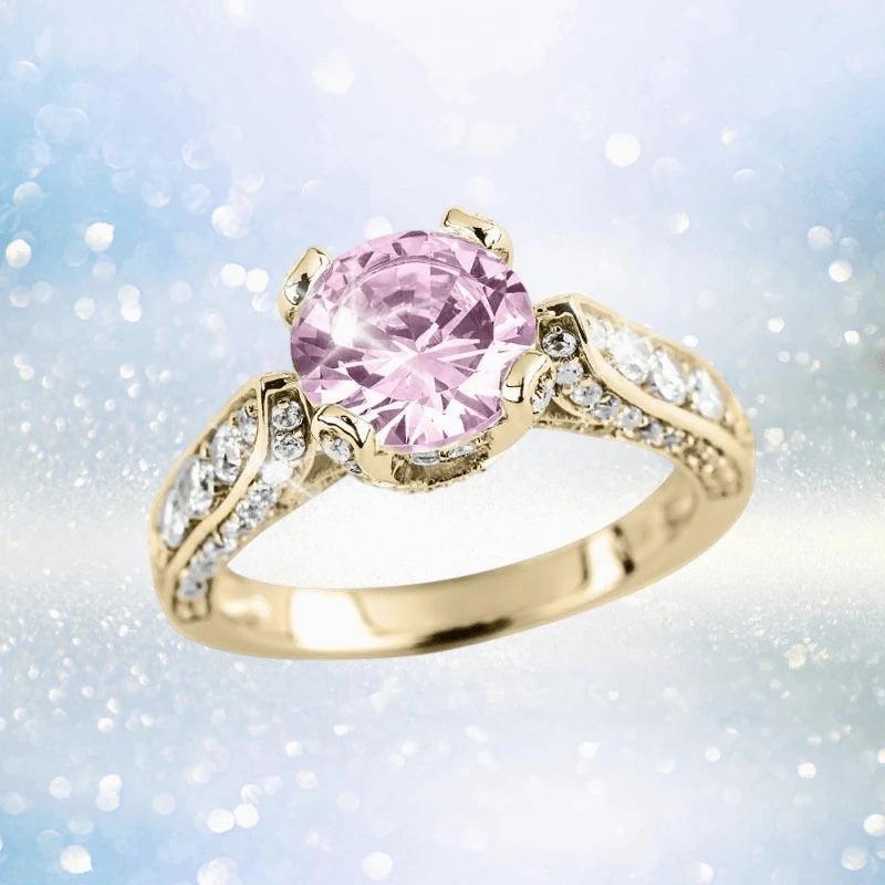 Millionaire Pink Argyle Ring
