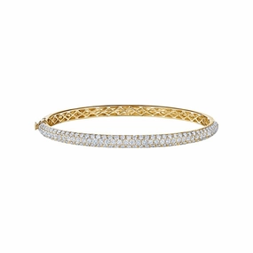 Moonlight Medium Pave Diamond Bangle
