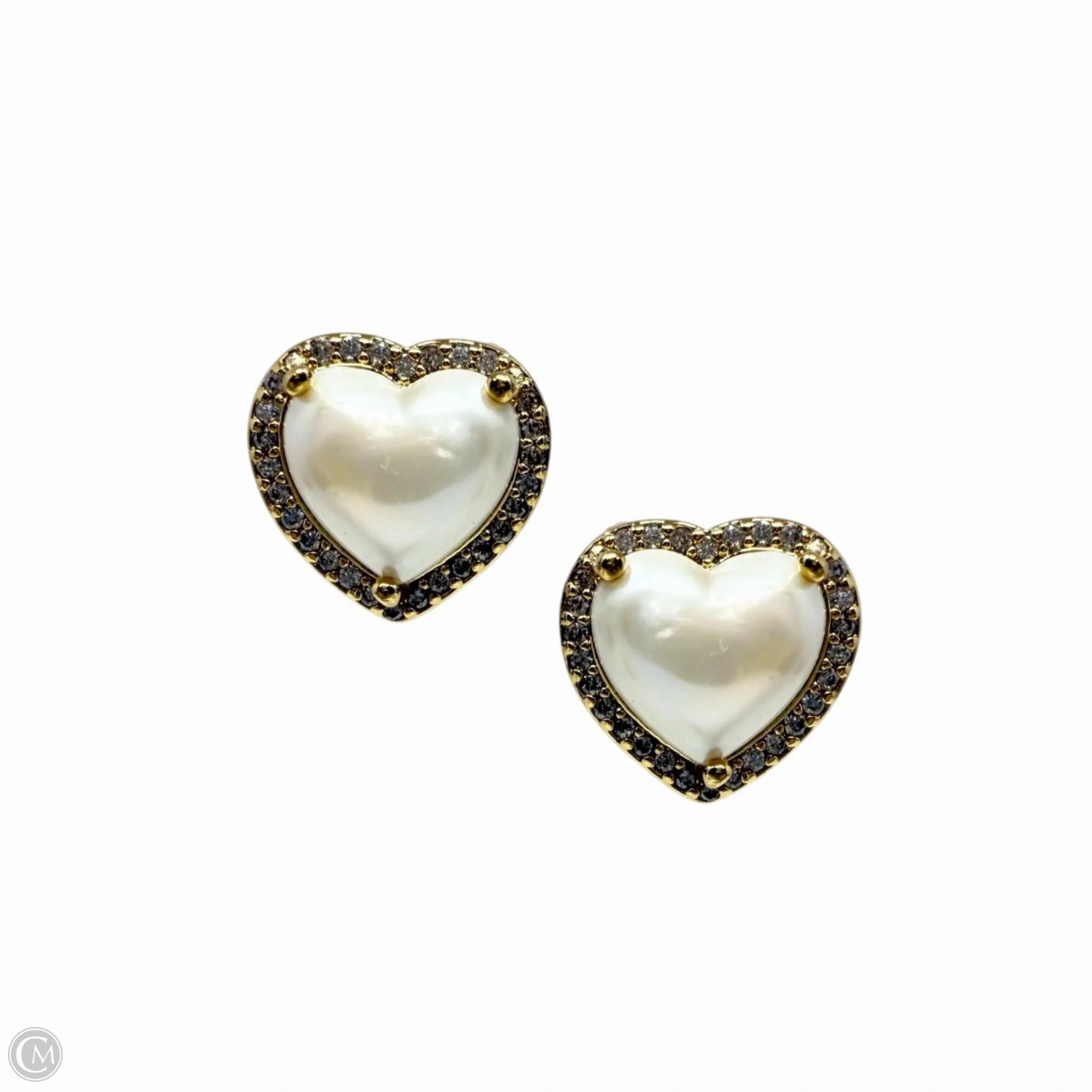 My Love Pav Heart Stud Earrings Designer By Kate Spade