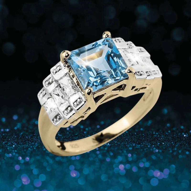Oceana Blue Topaz Ring