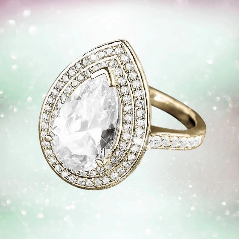 Pasha Pearshape Ring