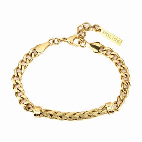 Police Crossed Men's Bracelet