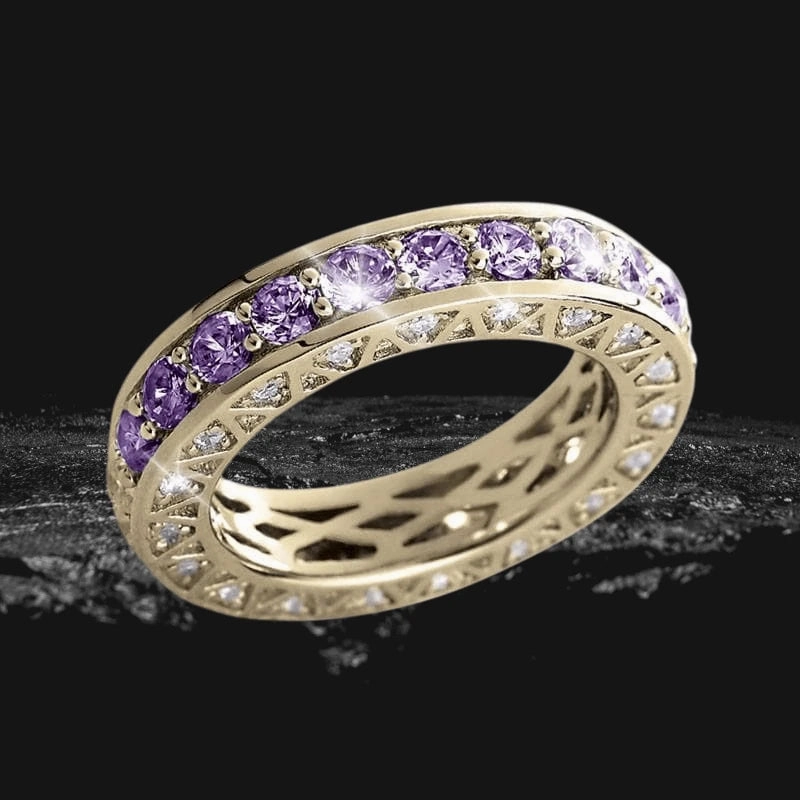 Portofino Amethyst Eternity Ring
