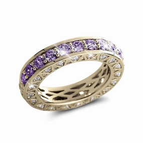 Portofino Amethyst Eternity Ring