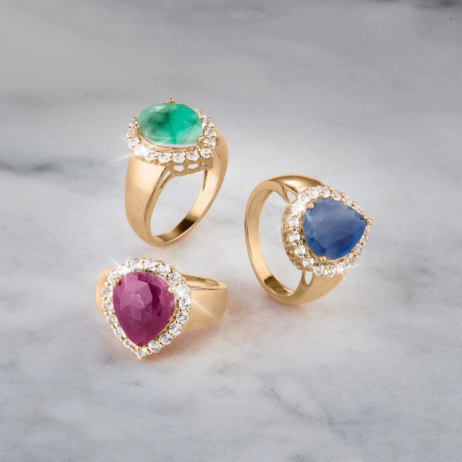 Precious Gems Pera Ruby Ring