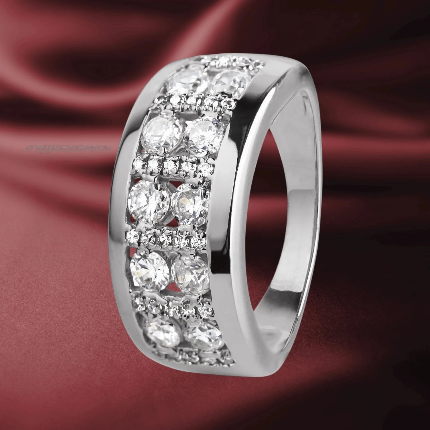 Promise Eternity Rhodium Ring