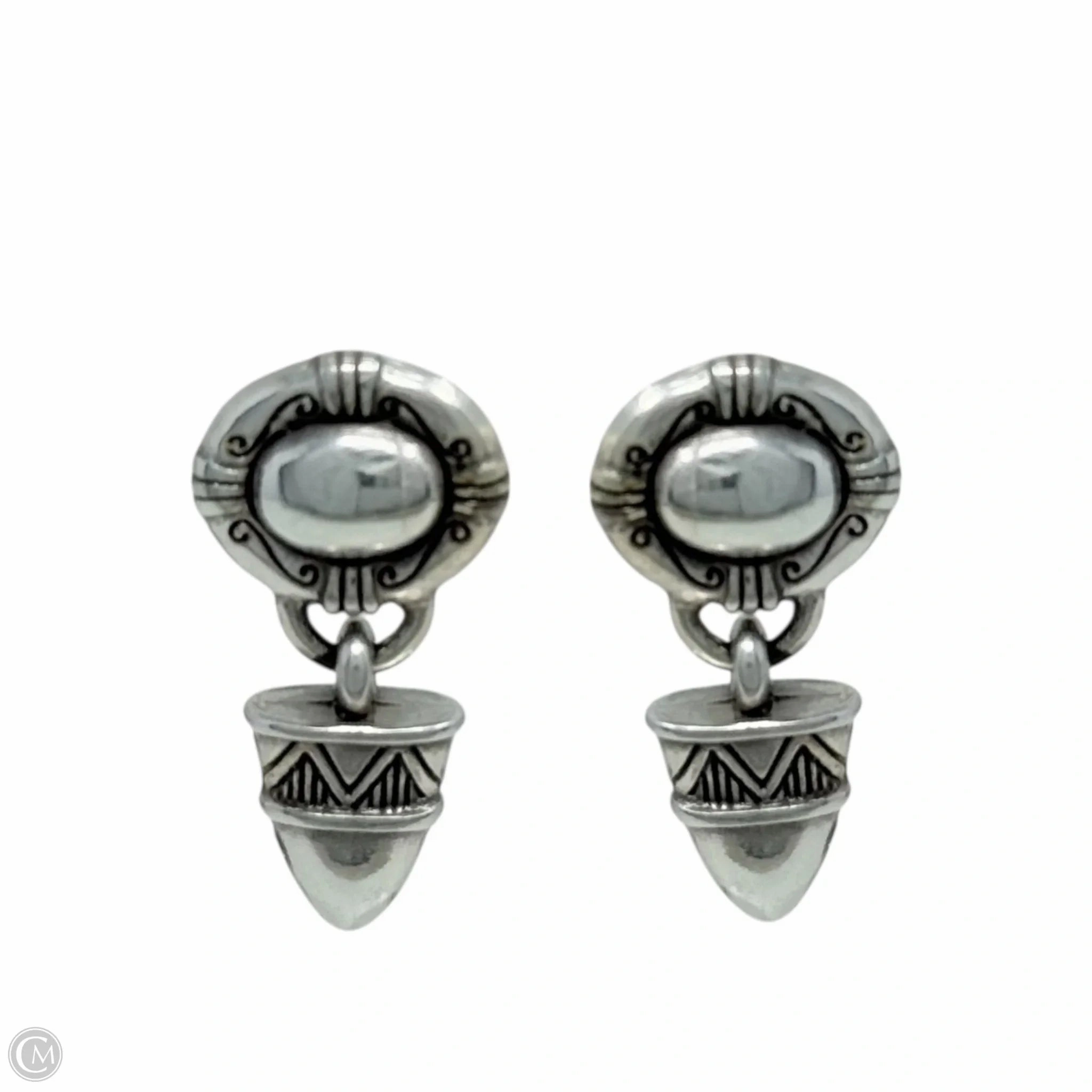 Retired Scroll Dangle/drop Earrings By Brighton