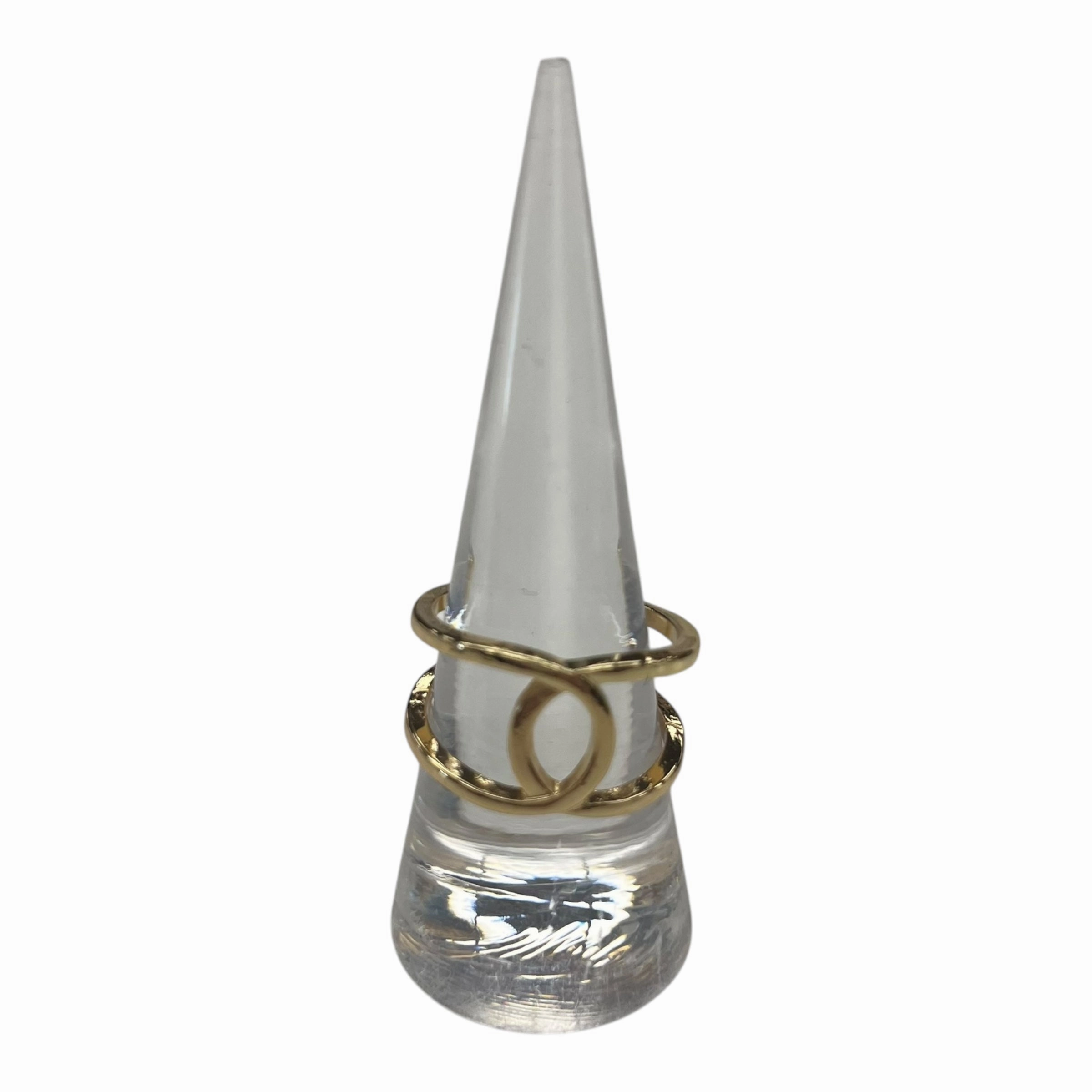 Ring Band By Clothes Mentor In Gold