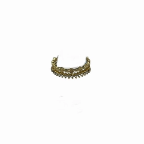 Ring Band By Clothes Mentor In Gold, Size:02 Piece Set